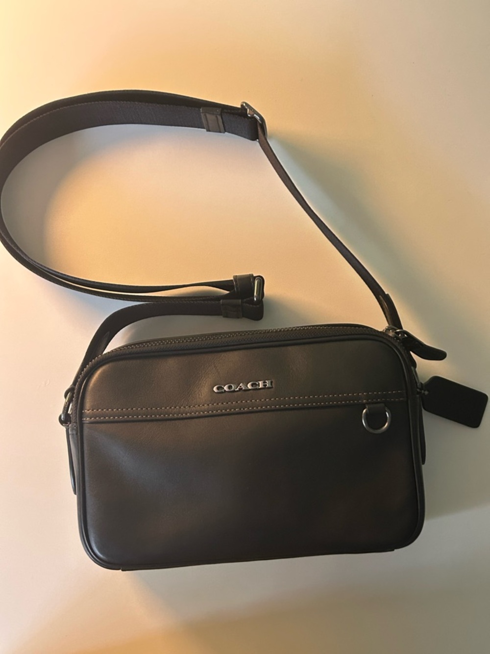 COACH Black Leather Crossbody Bag - Picture 2 of 8